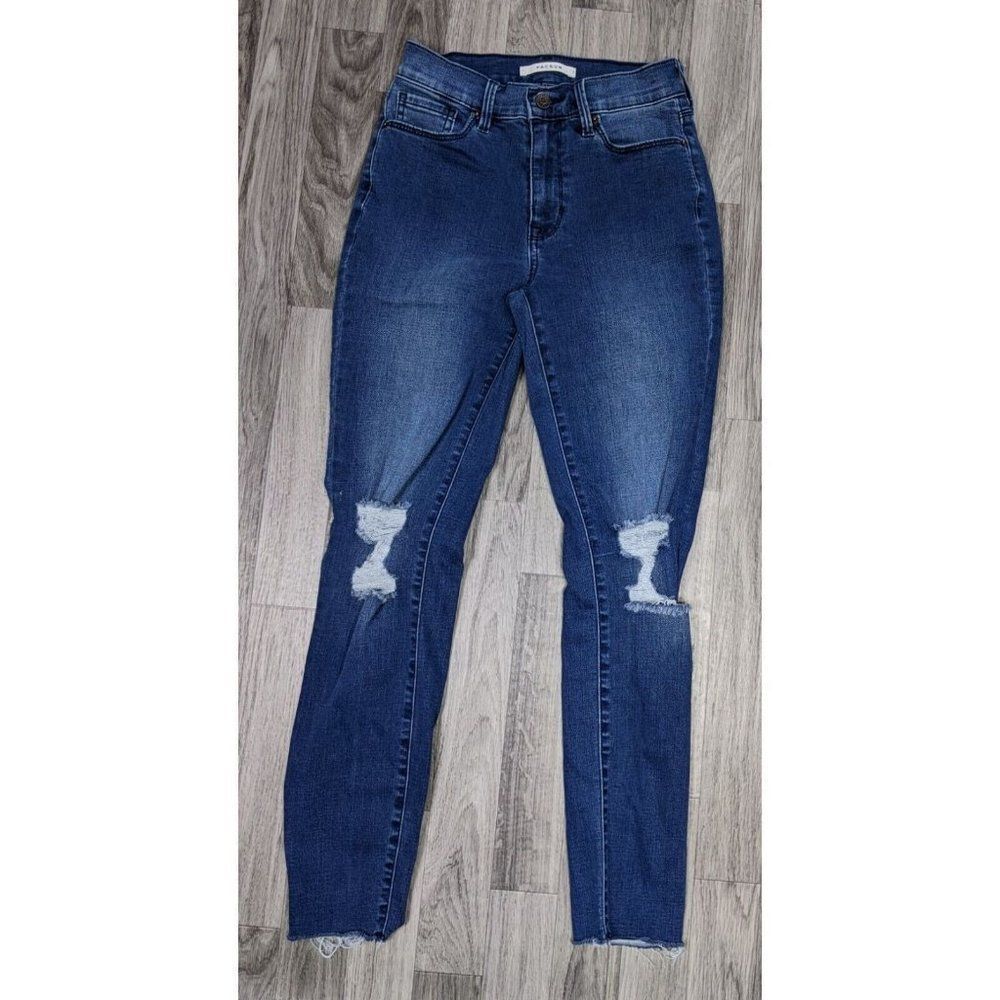 Pacsun Pockets Cut Off Distressed Skinny High Rise Jeggings Jeans‎